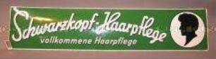 Werbeschild "Schwarzkopf-Haarpflege"