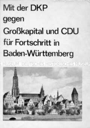 Flugschrift der DKP Baden-Württemberg zur Bundestagswahl 1972