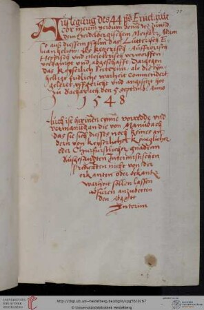 Michael Breitschwert, Auslegung des 44. Psalms