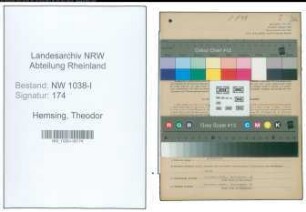Entnazifizierung Theodor Hemsing , geb. 05.12.1897 ()