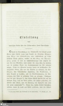 Einleitung vom innerlichen Gebiete über das Leiden unsers Herrn Jesu Christi
