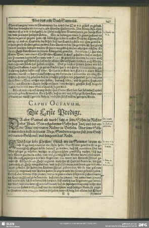 Caput Octavum