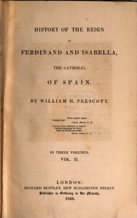 History of the reign of Ferdinand and Isabella, the Catholic, of Spain, 2