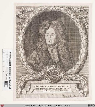 Bildnis Samuel Pufendorf (1694 Frhr. von)