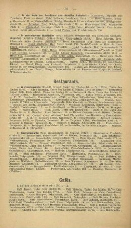 Restaurants