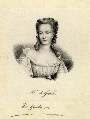 Bildnis von Comtesse de Genlis (1746-1830)