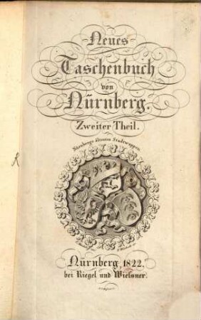 Neues Taschenbuch von Nürnberg. 2, 2. 1822
