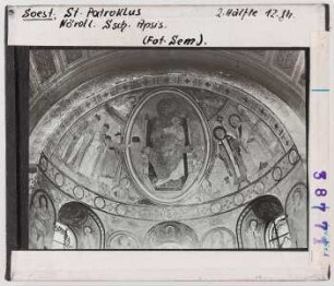 Soest: St. Patroklus (Sankt-Patrokli-Dom): Nördl. Seitenschiff, Apsis, Maria mit Kind