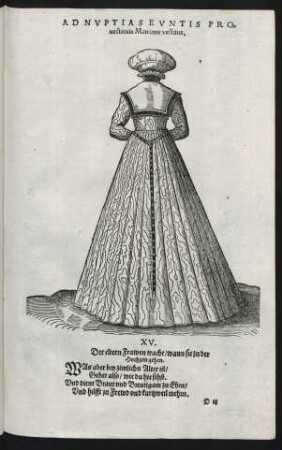 Ad Nuptias Euntis Provectioris Matronae vestitus.