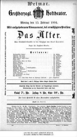 Das Alter