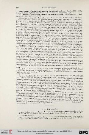 VII. Biographisches