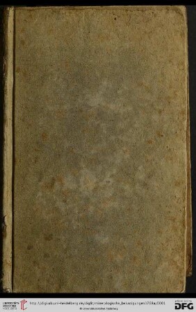 1: Mineralogische Belustigungen, zum Behuf der Chymie und Naturgeschichte des Mineralreichs