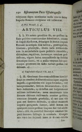 Articulus VIII.