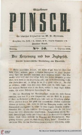 Nro. 50 (2. Dezember 1849)