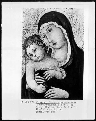 Maria mit dem Kinde in Halbfigur, Folio 00075