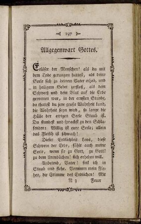 Allgegenwart Gottes