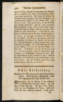 322-335, Achte Abtheilung.
