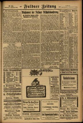 Zweite Ausgabe vom Mittwoch, den 03. September 1924.
