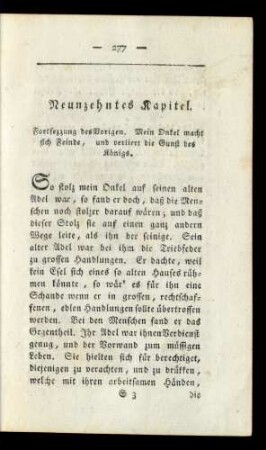 Neunzehntes Kapitel.