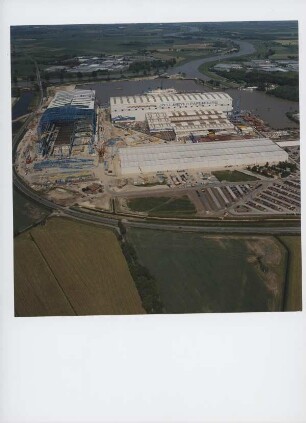 Meyer-Werft - Luftaufnahmen, Papenburg, 2001