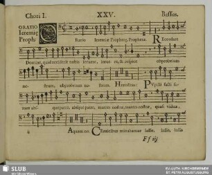 XXV. Oratio Jeremiae prophetae