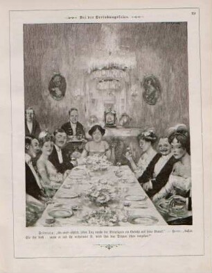 "Bei der Verlobungsfeier"