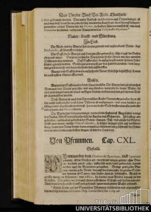 Cap. CXL. Von Pfrimmen.