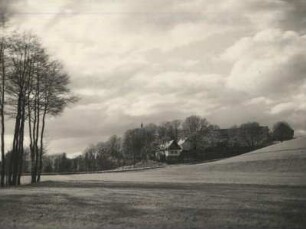 Blick nach dem Rittergut Jößnitz