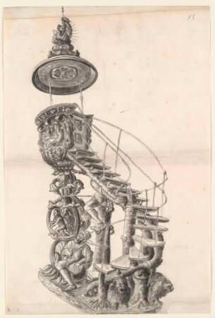Die Tulpenkanzel des Freiberger Doms (Dom St. Marien) in Freital von Hans Witten von Köln (1505-1510)