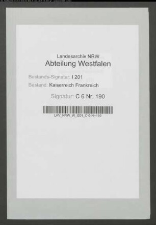 Verkauf des 1. Teils des Hofgarten, Gemeinde Metelen, an Bernh. Anton Brüning in Metelen (Nr. 1374).