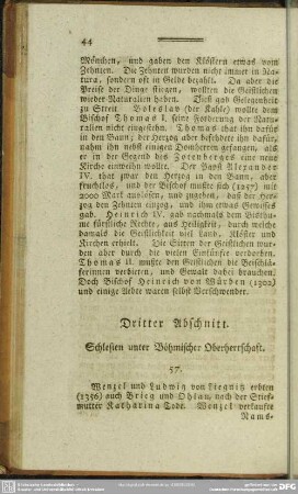 Dritter Abschnitt. Schlesien unter Böhmischer Oberherrschaft