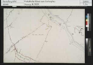 Gegend von Conradsdorf und Tuttendorf mit den dort befindlichen Grubenbauen