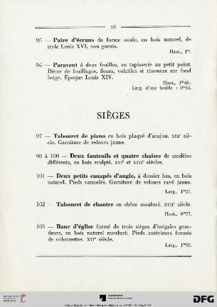 Sièges