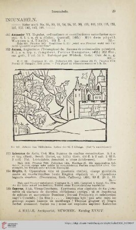 Incunabeln (Nr. 151 - 164)