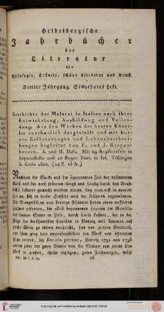 Sechzehntes Heft