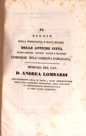 Memorie dell'Instituto di Corrispondenza Archeologica. 1. 1832, Fasc. 3