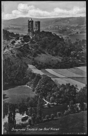 Saaleck. Burg Saaleck und Rudelsburg