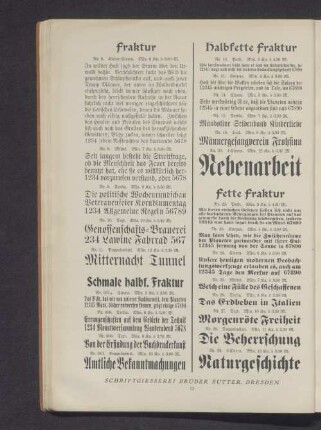 Halbfette Fraktur