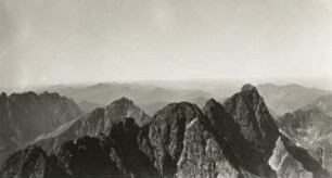 Westkarpaten, Hohe Tatra. Aussicht von der Meeraugen-Spitze