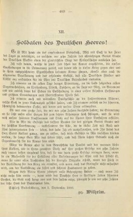 XII. Soldaten des Deutschen Heeres!