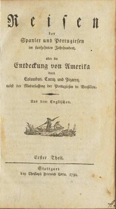 Erster Theil: [...]