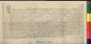 Belehnung des Lippolt Klencke mit dem Zehnt zu Walle und zum Hartmannshause [Hartmannshausen bei Celle?], einem Hof zu Stöcken (Stockum), dem Zehnt zu Bredelage, drei Hofe auf dem Ihverfelde, zwei Hofe zu Ibbelstede (Iberstede) und dem Zehnt über die Schermesser Hofe