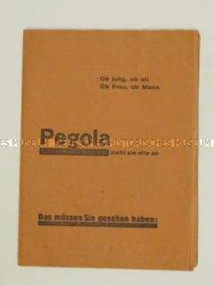Wahlkampfschrift der Roten Schupozellen für die KPD zu den Reichstagswahlen 1932 (Tarnschrift)