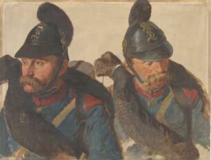 Porträtstudie eines bayerischen Soldaten