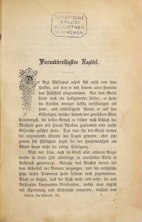 Die Nilbraut : Roman von Georg Ebers, 3