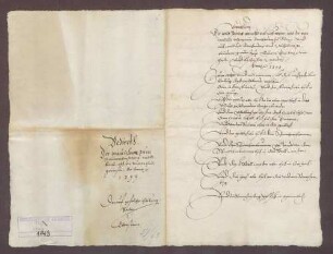 Grenzbeschreibung des Wildbanns von Neu-Eberstein und dessen Teilung zwischen Markgraf Bernhard I. von Baden und den Grafen Bernhard und Wilhelm von Eberstein