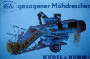 Köla - gezogener Mähdrescher