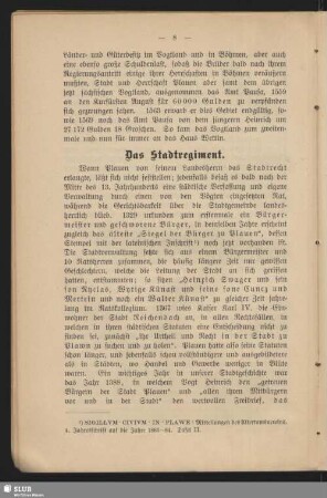 Das Stadtregiment