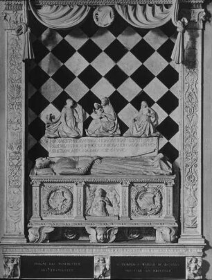 Bergamo, Santa Maria Maggiore, Capella Colleoni, Grabmal der Medea Colleoni; Amadeo, Giovanni Antonio