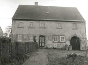 Dörnthal (Pfaffroda-Dörnthal), Hauptstraße 16. Wohnhaus (Hof Nr. 161 b). Straßenfront